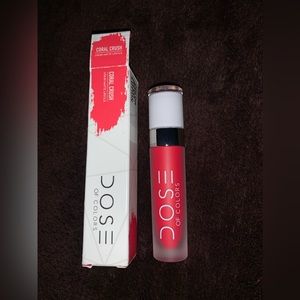 Dose of colors liquid matte lipstick in shade “Coral Crush”